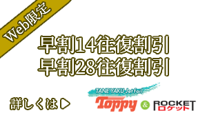 Web限定 早割14往復割引